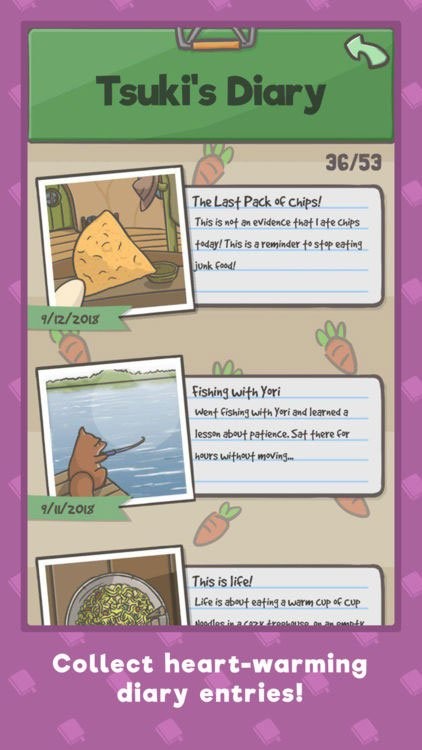 Thu thập các trang nhật ký ấm áp