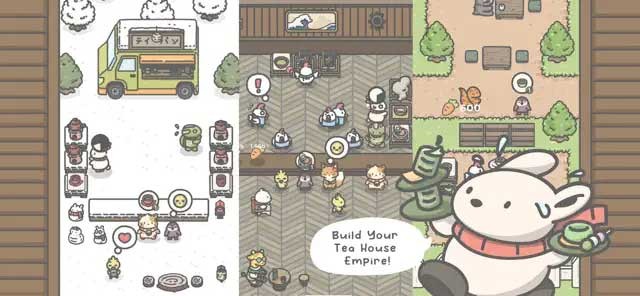 Pha chế trà và làm đồ ăn nhẹ