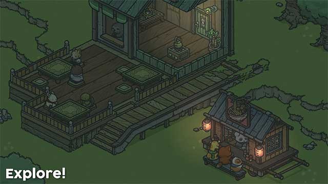 Mở khóa nhiều địa điểm thú vị để Tsuki đến tương tác