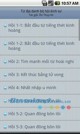 Tu dai danh bo hoi kinh su for Android