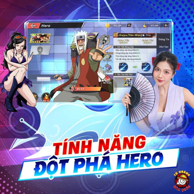 Tính năng Đột phá Hero cho phép người chơi nâng tầm các nhân vật yêu thích