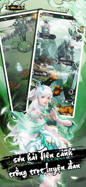 Sơn hải tiên cảnh, trồng trọt luyện đan