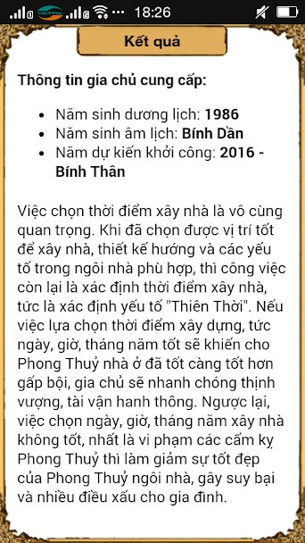 Kết quả tử vi 2019
