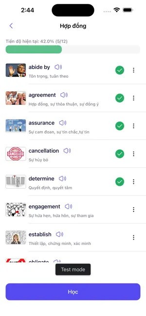 Từ vựng 123 cho iOS