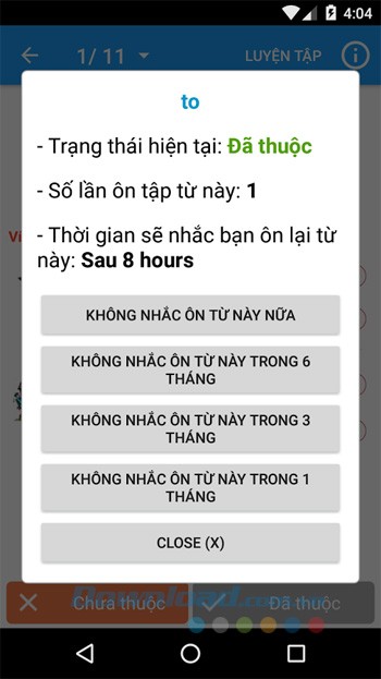 Trạng thái học từ vựng
