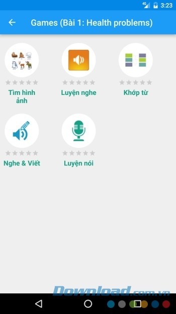 Cung cấp hệ thống luyện từ qua game bài tập rất hữu ích