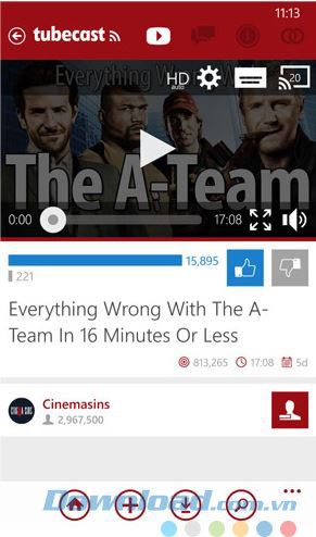 Xem video YouTube trên Windows Phone