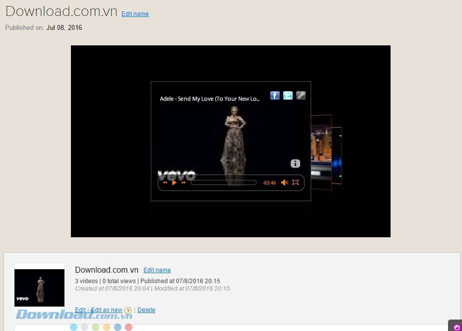 Xem trước playlist