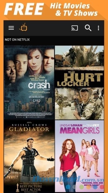 Dịch vụ xem phim miễn phí Tubi TV