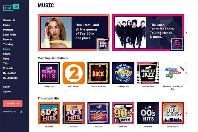 TuneIn đảm bảo cập nhật từng phút ở mọi nơi bạn đến