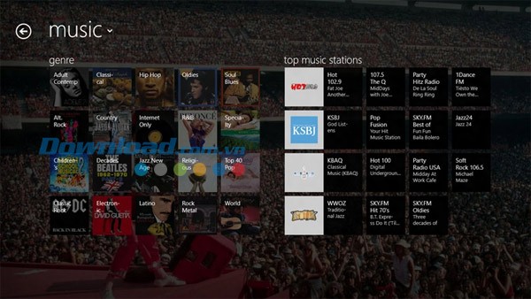 TuneIn Radio for Windows 8