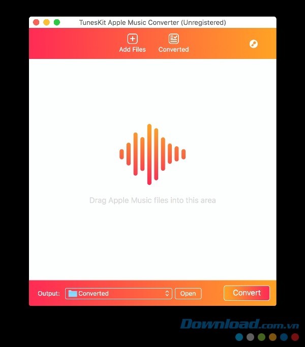 Giao diện phần mềm Apple Music Converter cho Mac