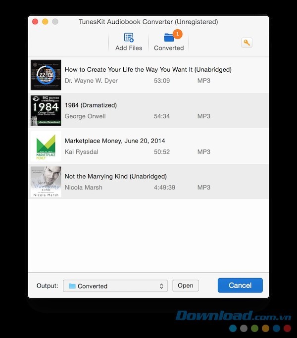 Chuyển đổi audiobook trên iTunes chỉ trong nháy mắt nhờ TunesKit Audiobook Converter cho Mac