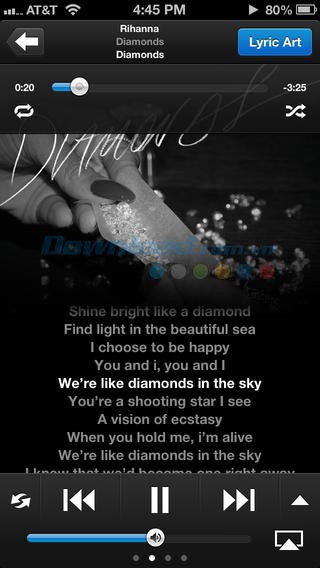 TuneWiki Lyrics cho iOS