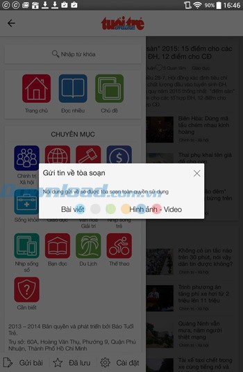 Tuổi trẻ Online cho Android