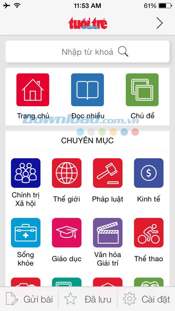 Tuổi trẻ Online cho iOS