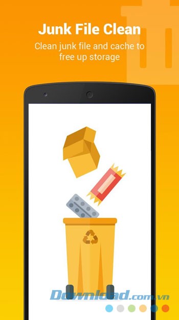 Dọn sạch các tập tin rác trên thiết bị
