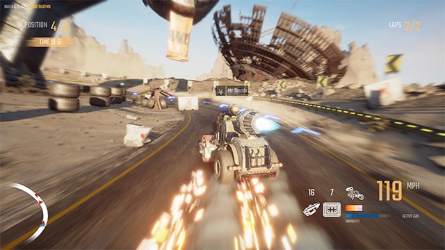 Kết hợp giữa tốc độ và vũ khí thế hệ mới để cán đích đầu tiên trong giải đấu Wasteland League