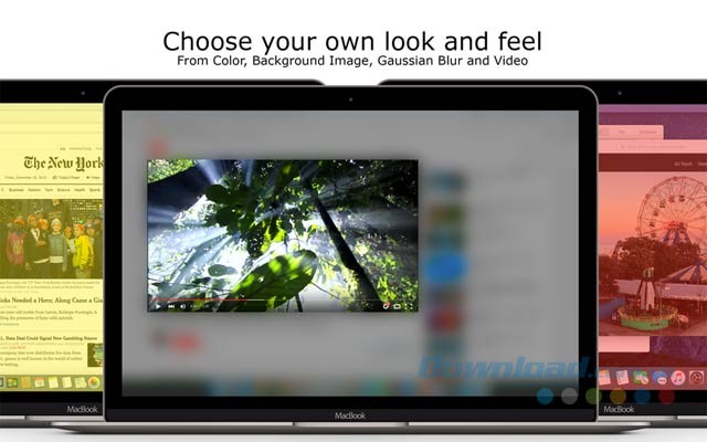 Chọn giao diện và cảm nhận của riêng bạn