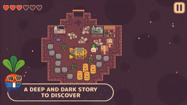 Chơi cùng Củ cải dễ thương trong các hầm ngục đầy nguy hiểm của game Turnip Boy