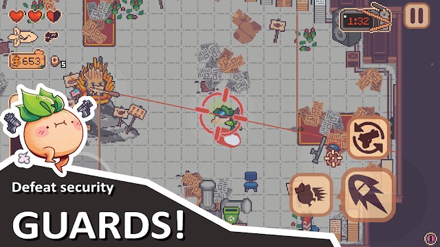 Đánh bại lực lượng an ninh của ngân hàng