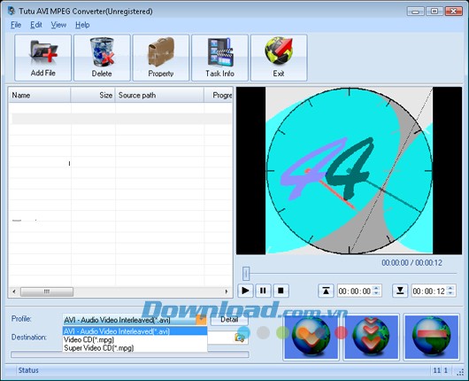 Tutu AVI MPEG Converter