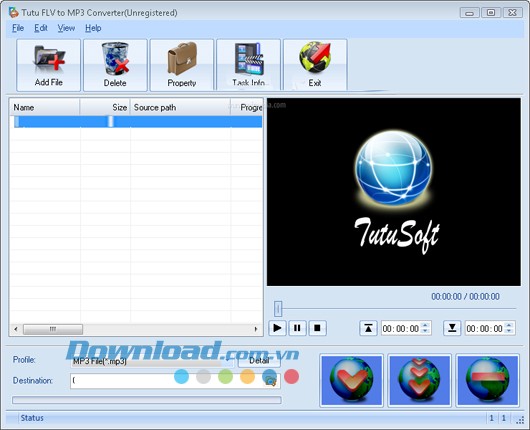 Tutu FLV to MP3 Converter