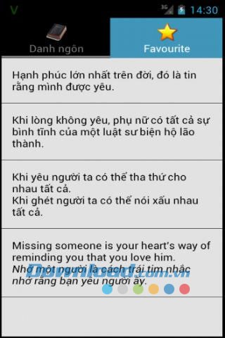Tuyển tập danh ngôn for Android