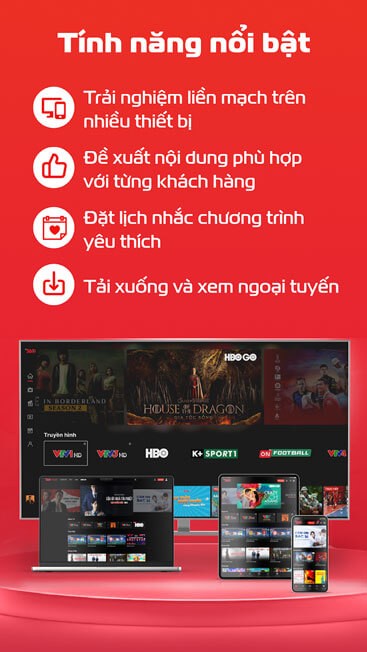 Nhiều tính năng nổi bật