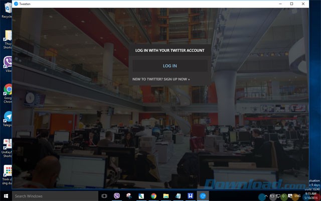 Đăng nhập tài khoản Twitter