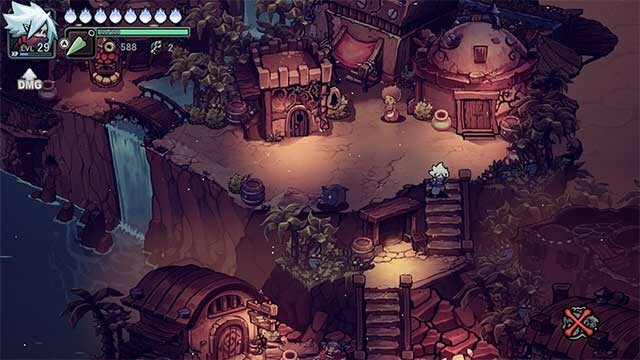 Twilight Monk là game nhập vai phiêu lưu phong cách Metroidvania