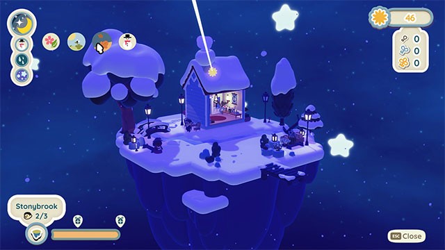 Thay đổi hình nền, hiệu ứng thời tiết, ánh sáng... để tạo ra hòn đảo độc đáo