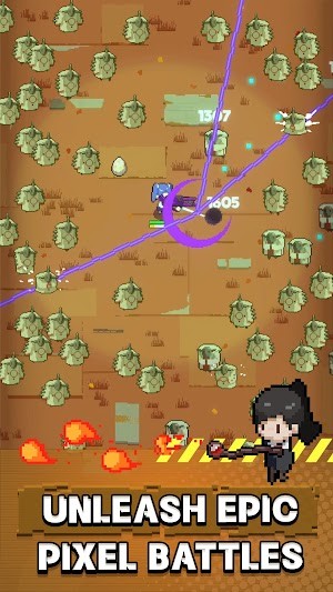 Giải phóng sức mạnh trong các trận chiến pixel