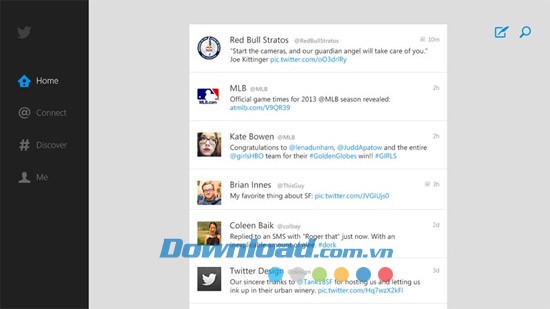 Twitter for Windows 8