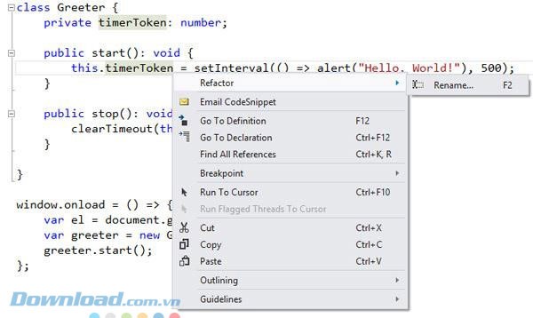 Điều hướng code