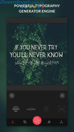 Trình tạo typography mạnh mẽ