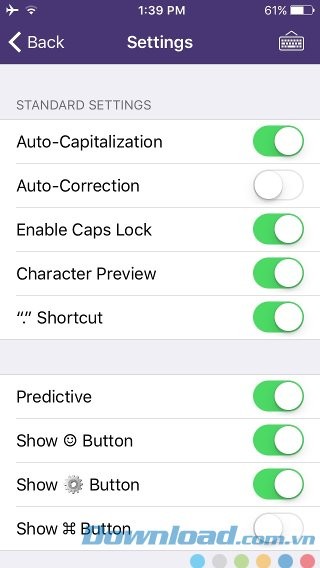 Thiết lập bàn phím Typiora