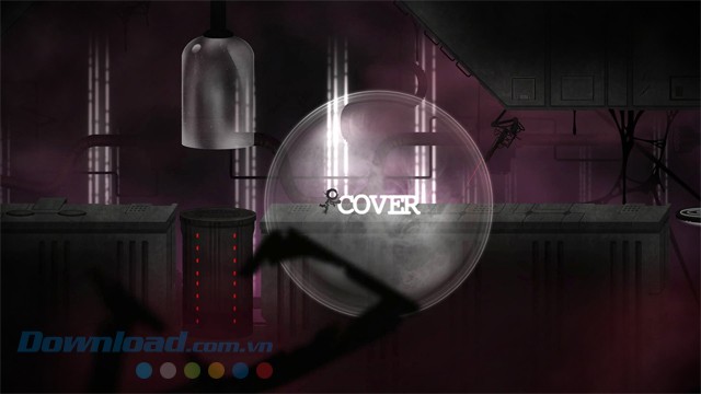 Tương tác với môi trường trong game phiêu lưu đi cảnh Typoman Revised