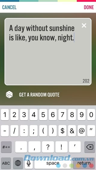 Sử dụng trích dẫn ngẫu nhiên