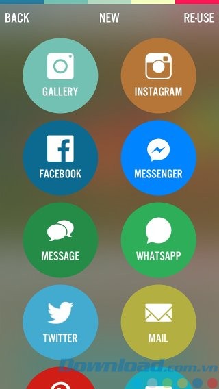 Chia sẻ ảnh trên SNS