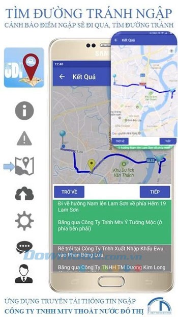 Tìm đường tránh ngập