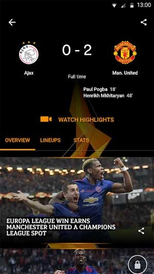 Cập nhật tỉ số mọi trận cầu