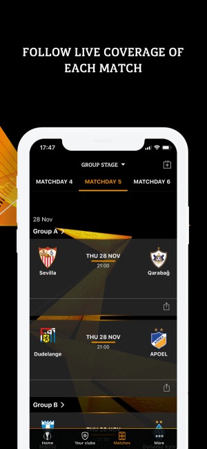 Xem phát sóng trực tiếp mỗi trận