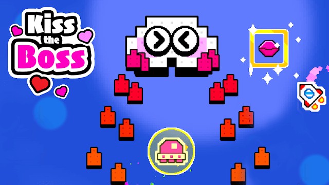 Chiến đấu với các boss quái vật hình khối trong game UFO99