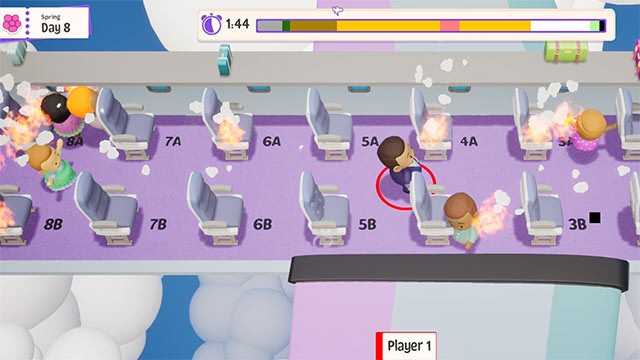 Giữ sự tập trung và phản xạ nhanh để xử lý tình huống trong Uh Oh Airlines game