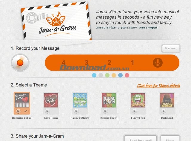 Tính năng Jam-a-Gam của UJAM