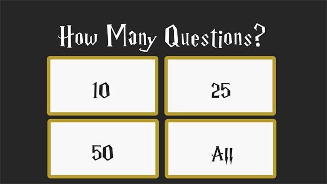 Chọn gói câu hỏi 10, 25 hoặc 50 câu hỏi - hoặc hoàn thành tất cả trong một khoảng thời gian nhất định