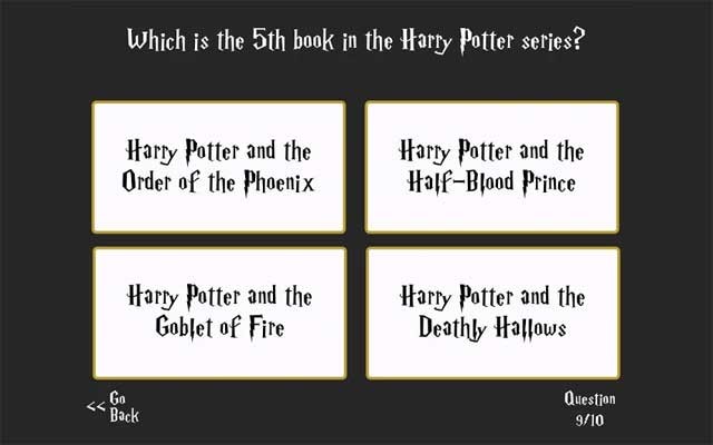 Ultimate Harry Potter Trivia for Android là game giải đố thú vị dành riêng cho các Potterhead