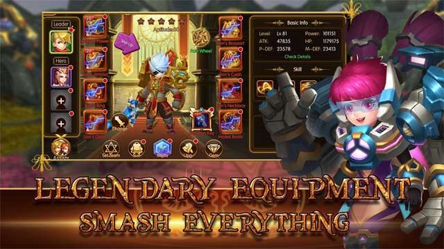 Trang bị và tùy biến nhân vật