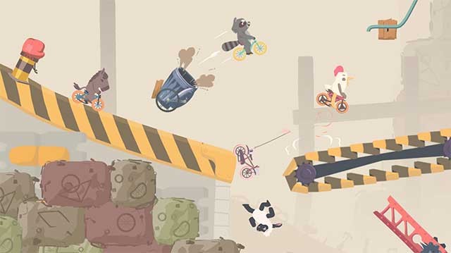 Thực hiện nhiều kỹ năng điên rồ và sử dụng power-up để vượt qua đối thủ